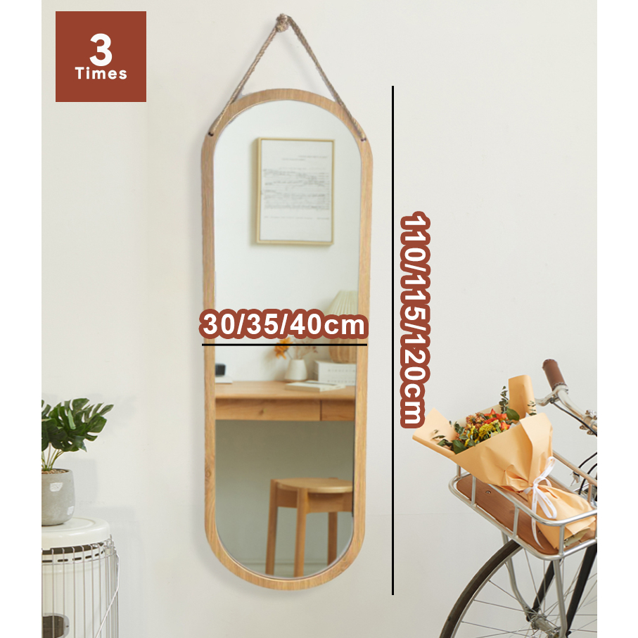 (BAO BỂ VỠ) Gương bọc vải hình mây, gương treo tường toàn thân có khung gỗ, soi siêu nét, hàng loại 1 nhiều kích thước