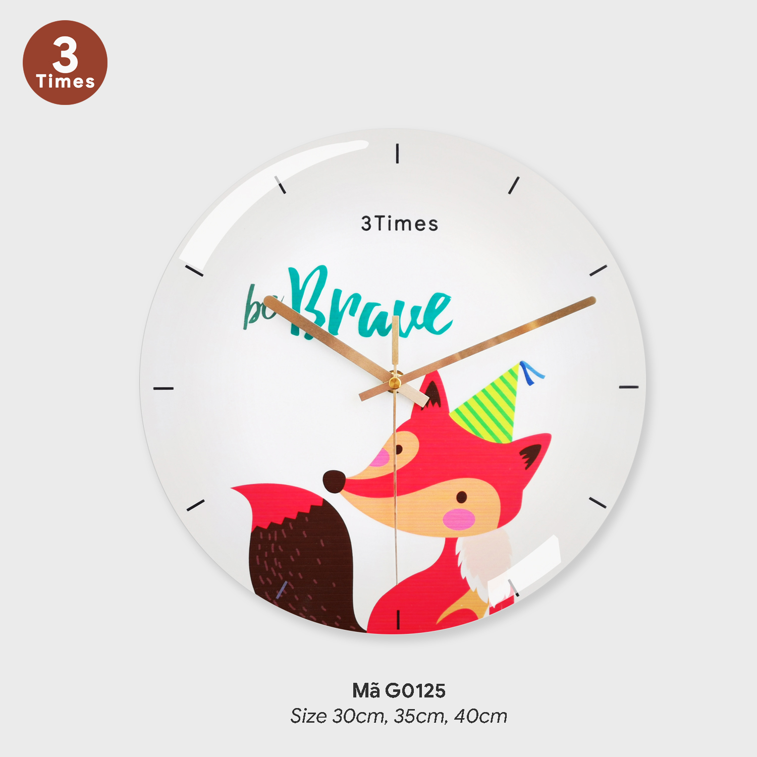 Tranh treo tường có đồng hồ, đồng hồ treo tường đơn giản mã G0125
