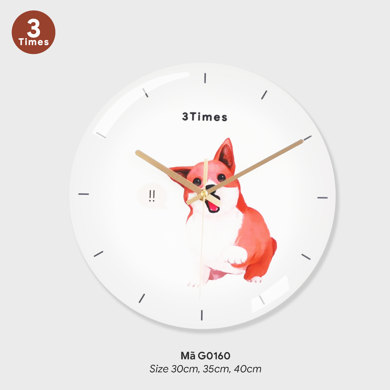 Đồng hồ treo tường tranh, mẫu đồng hồ treo tường sang trọng mã G0160