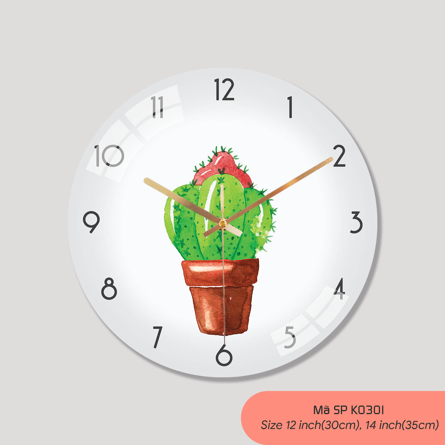 Tranh đồng hồ treo tường, đồng hồ treo tường phòng khách đẹp mã K0301