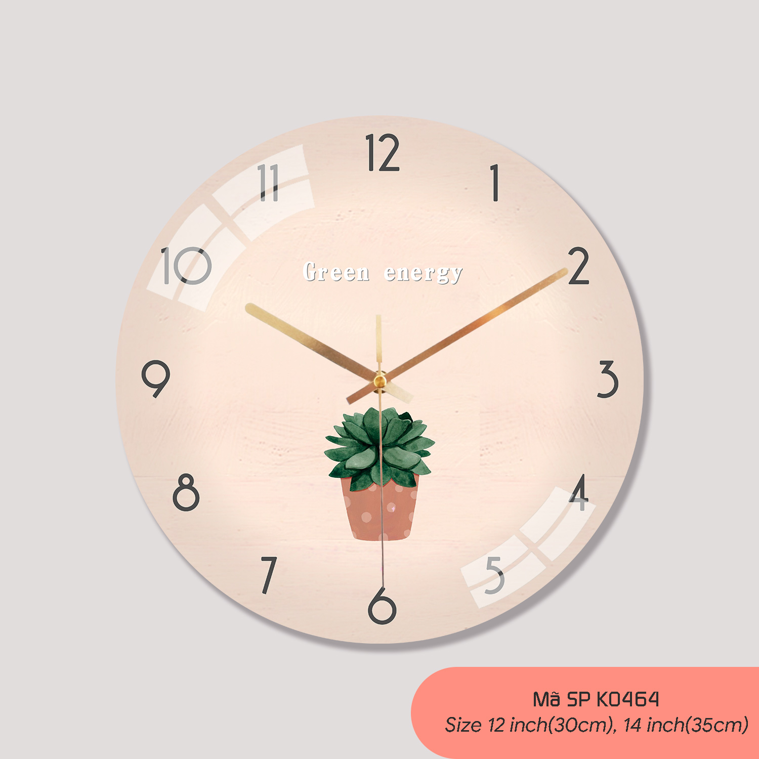 Đồng hồ treo tường tranh, những mẫu đồng hồ treo tường đẹp mã K0464