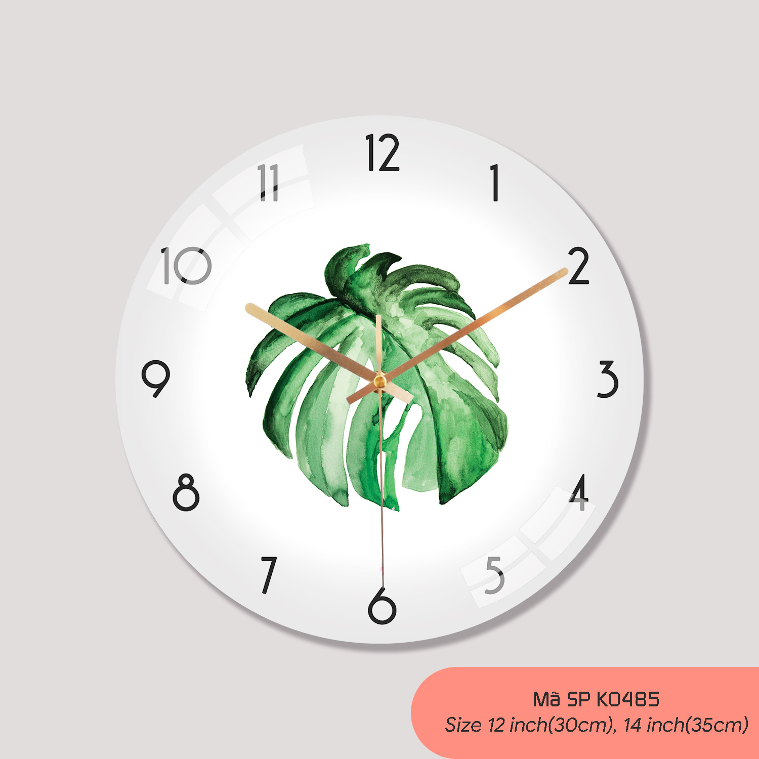 Đồng hồ treo tường tranh, đồng hồ kiểu treo tường mã K0485